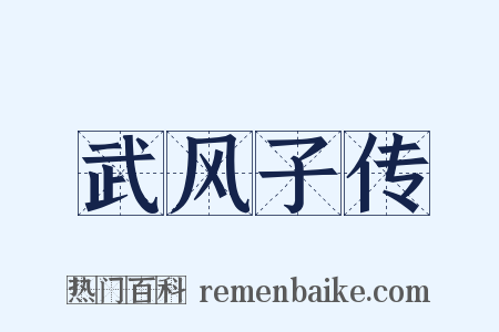 武风子传是什么意思的图片